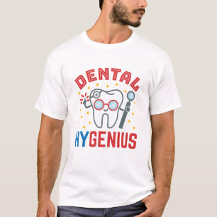 Dental Hygenius Hygienist RDH Funny Wertschätzung T-Shirt
