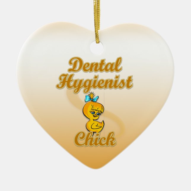 Dental Hygienist Chick Keramik Ornament (Vorne)