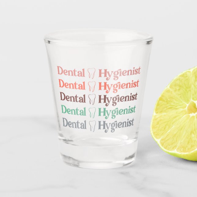 Dental Hygienist | RDH Dentist Dental gifts Schnapsglas (Vorderseite)
