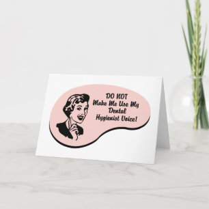 Dental Hygienist Voice Karte
