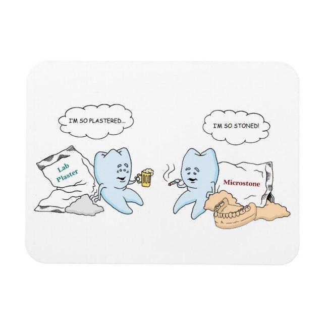 Dental Labrador Magnet (Horizontal)