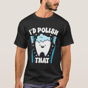 Dental Labrador Tech, ich würde polnisch, dass T-Shirt