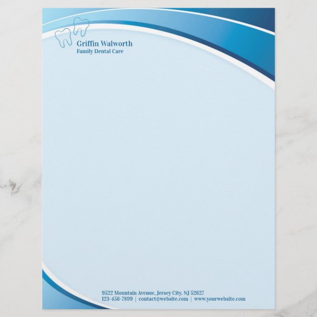 Dental Letterhead Briefkopf (Vorderseite)