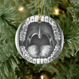 Dental Office Christmas Decoration Keramik Ornament