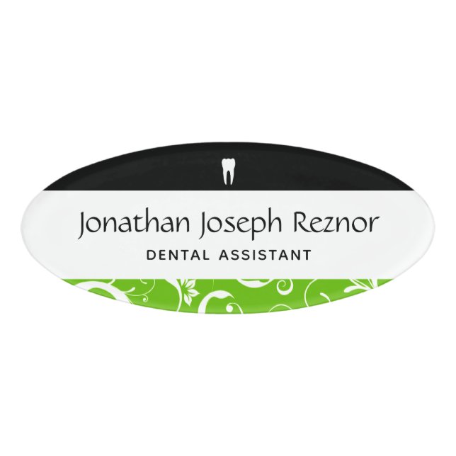 Dental Office Staff Namenschild (Vorderseite)