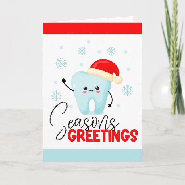 Dental Office-Urlaubskarte Feiertagskarte (Vorderseite)