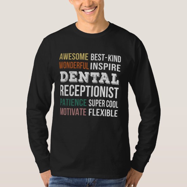 Dental Receptionist  Appreciation T-Shirt (Vorderseite)