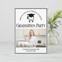 Dental School Foto Custom Graduation Party Einladung