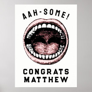 Dental School Graduation Poster