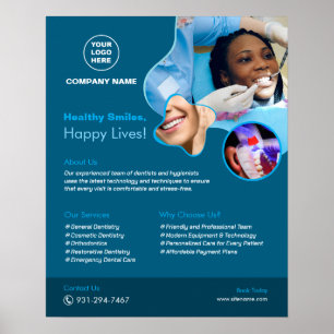 Dental Services Custom Poster