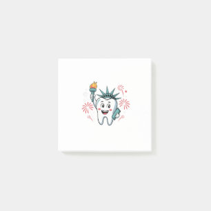 Dental Squad 4. Juli Zahnarzt Funny American Post-it Klebezettel