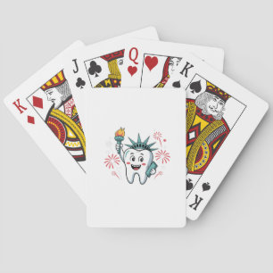 Dental Squad 4. Juli Zahnarzt Funny American Spielkarten