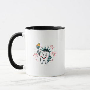 Dental Squad 4. Juli Zahnarzt Funny American Tasse