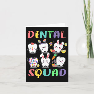 Dental Squad Dentist Ostern Zahnspass Glück Este Karte