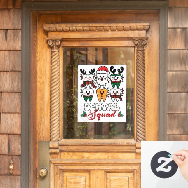 Dental Squad Fensteraufkleber (Haustür)