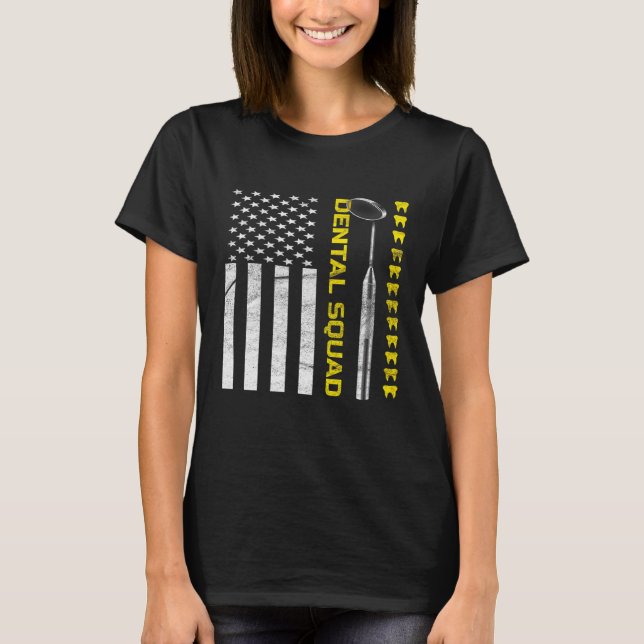 Dental Squad Group Matching Gift Dentist Assistent T-Shirt (Vorderseite)
