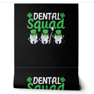 Dental Squad Leprechaun Teeth St Patricks Day Toot Tapete