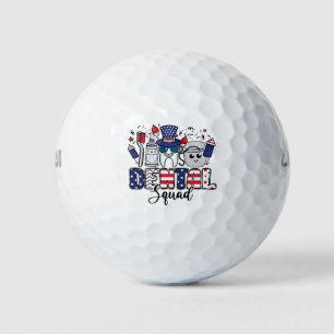 Dental Squad Niedlich Dentist Hygienist 4. Juli Golfball
