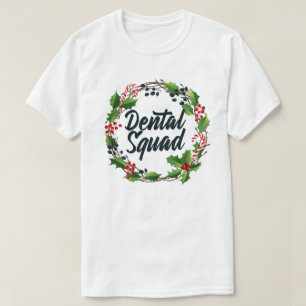 Dental Squad Santa Tooth Dental Assistant Xmas T-Shirt