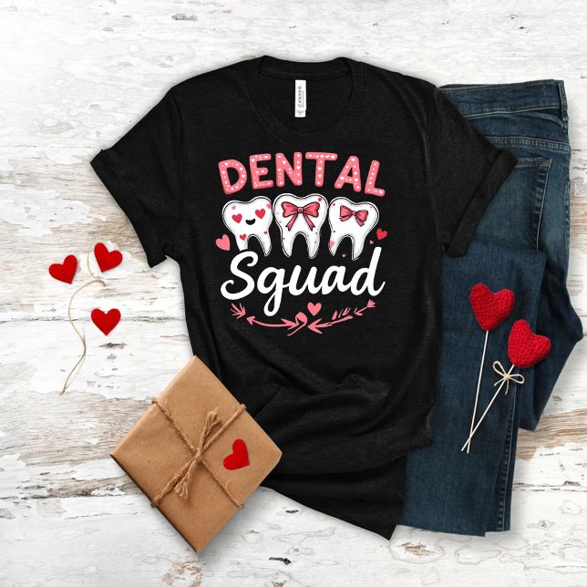Dental Squad , Valentine's Day Teeth Graphic tee (Von Creator hochgeladen)