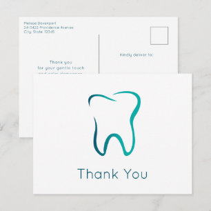 Dental Tooth Dentistry Medical Image Vielen Dank Postkarte