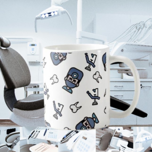 Dental Vibes Only – Klassischer Becher Kaffeetasse (Von Creator hochgeladen)