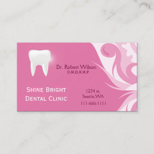 Dentale Visitenkarten mit Terminkarte