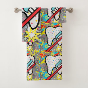 Dentalkunst Badhandtuch Set