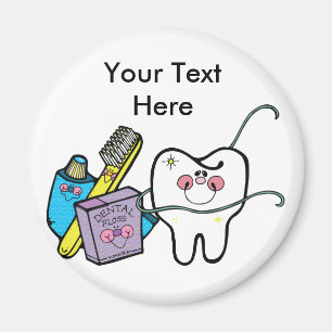 Dentalstuck für Zahnarzttag März 6. Magnet