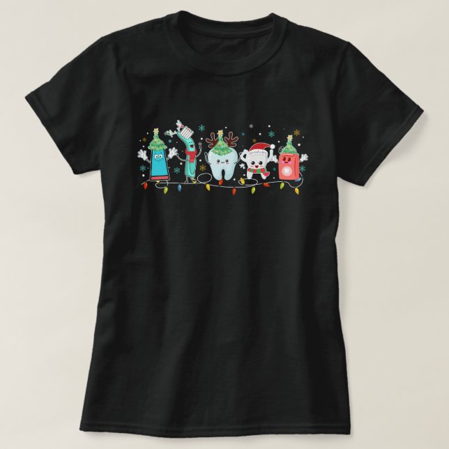 DentalWeihnachten T-Shirt (Design vorne)