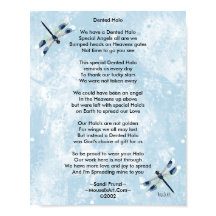 Dented Halo Poem Poster