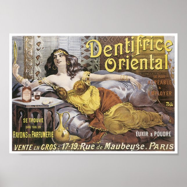 Dentifrice Oriental Poster (Vorne)