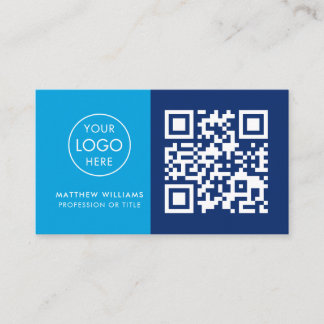 Dentist Berufliches QR-Code-Logo Modern Visitenkarte