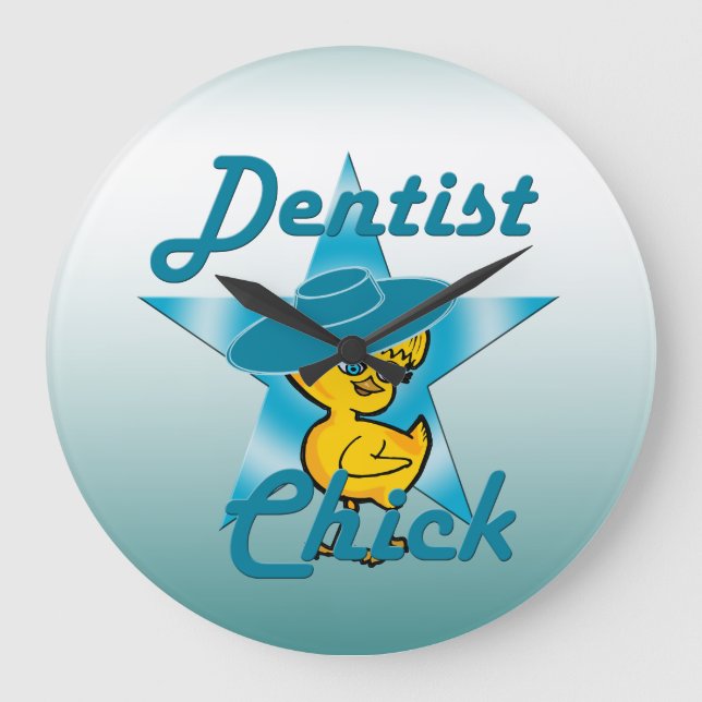 Dentist Chick #7 Große Wanduhr (Vorderseite)