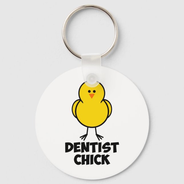Dentist Chick Schlüsselanhänger (Vorderseite)
