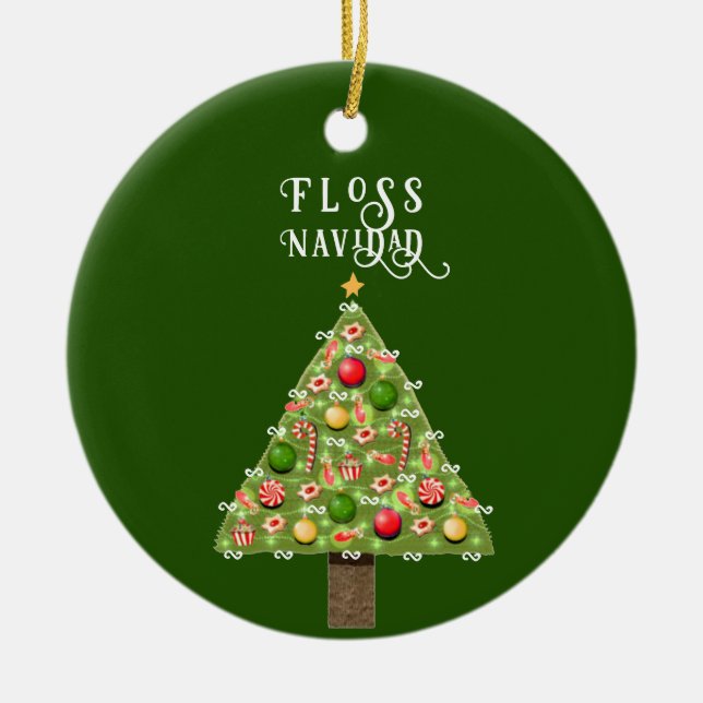 Dentist Christmas Collectible Keramik Ornament (Vorne)