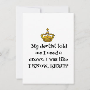 DENTIST CROWN DANKESKARTE