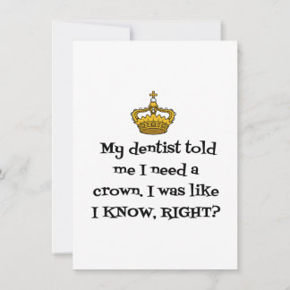 DENTIST CROWN DANKESKARTE