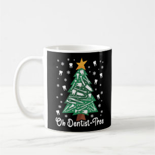Dentist Dental Ohh Dentist - Tree Christmas Tree Kaffeetasse