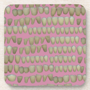 DENTIST DENTISTRY ORTHODONTICS ROTTEN TEETH MOUTH GETRÄNKEUNTERSETZER