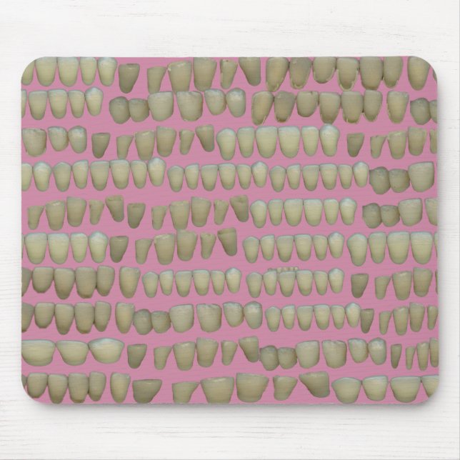 DENTIST DENTISTRY ORTHODONTICS ROTTEN TEETH MOUTH MOUSEPAD (Vorne)