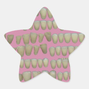 DENTIST DENTISTRY ORTHODONTICS ROTTEN TEETH MOUTH Stern-Aufkleber