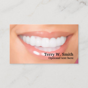 Dentist Full Smile Business Cards Visitenkarte