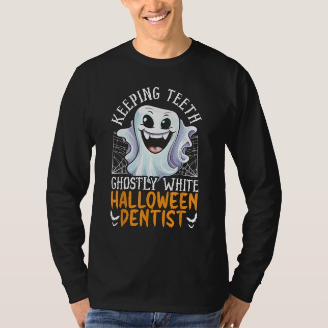 Dentist Halloween Trick Or Treat Dentistry Dental  T-Shirt (Vorderseite)