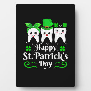 Dentist Happy St Patricks Day Zahnarzt auch Fotoplatte