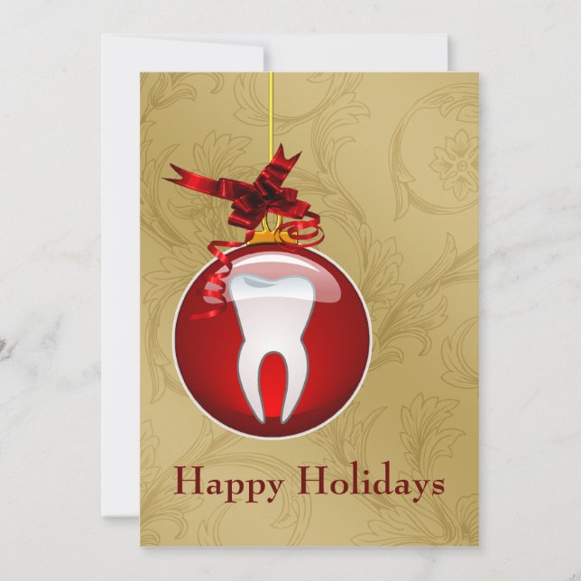 Dentist Holiday Cards Feiertagskarte (Vorderseite)