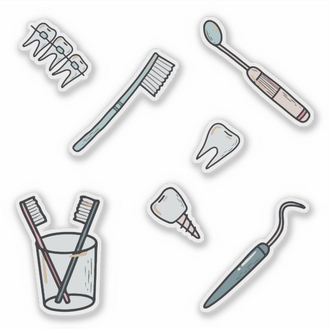 Dentist Pack Aufkleber (Vorderseite)
