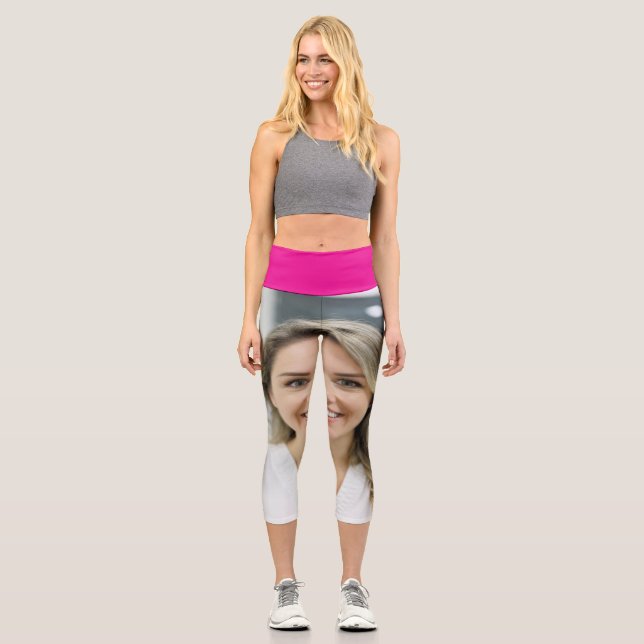 Dentist Photo Customize Personalize Capri Leggings (Vorderseite)