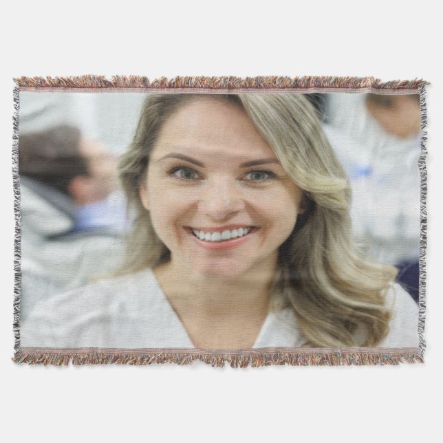 Dentist Photo Customize Personalize Decke (Vorderseite)