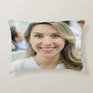 Dentist Photo Customize Personalize Dekokissen